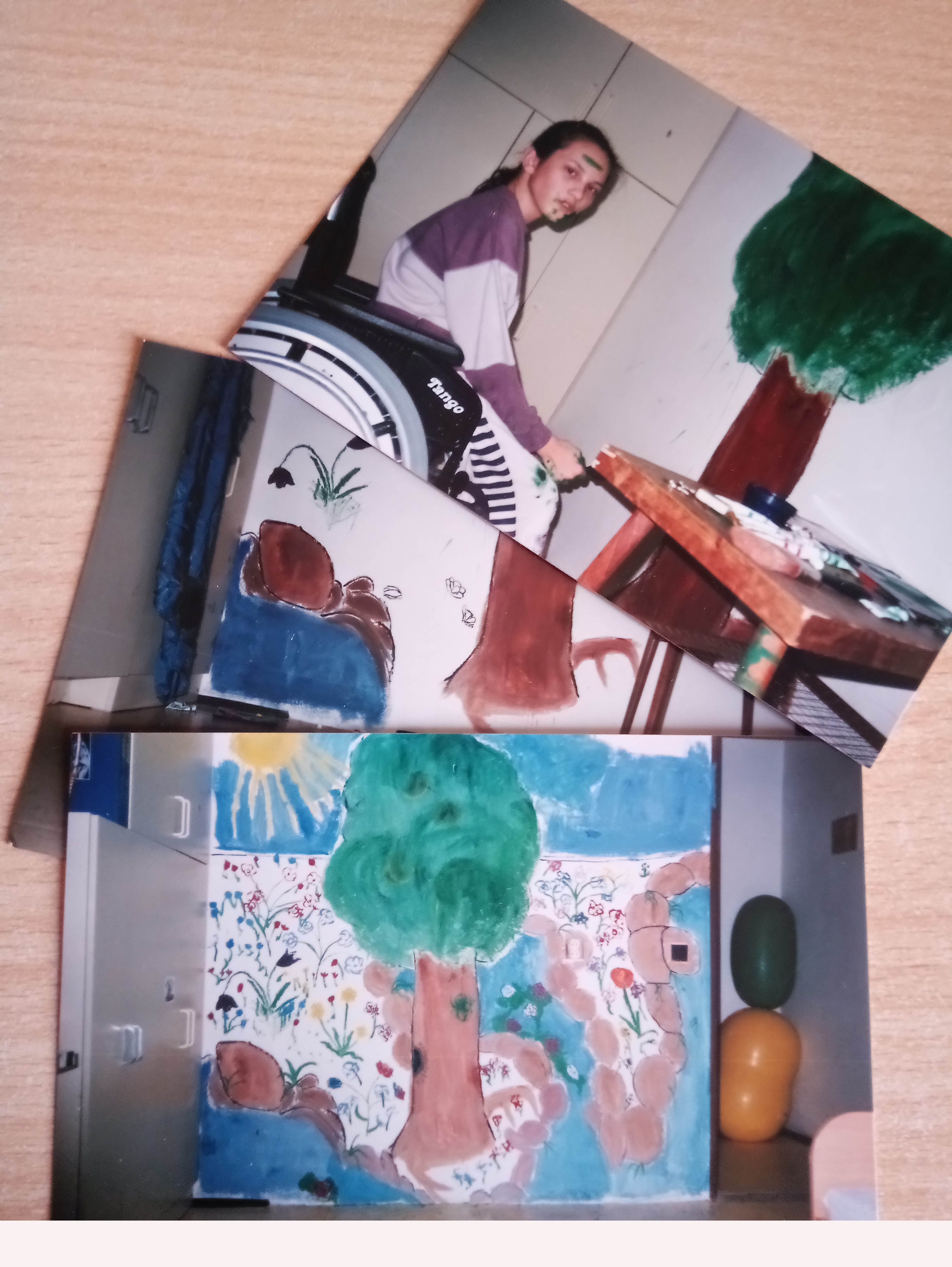 Já cca ve 12 letech si maluju na stěny pokoje