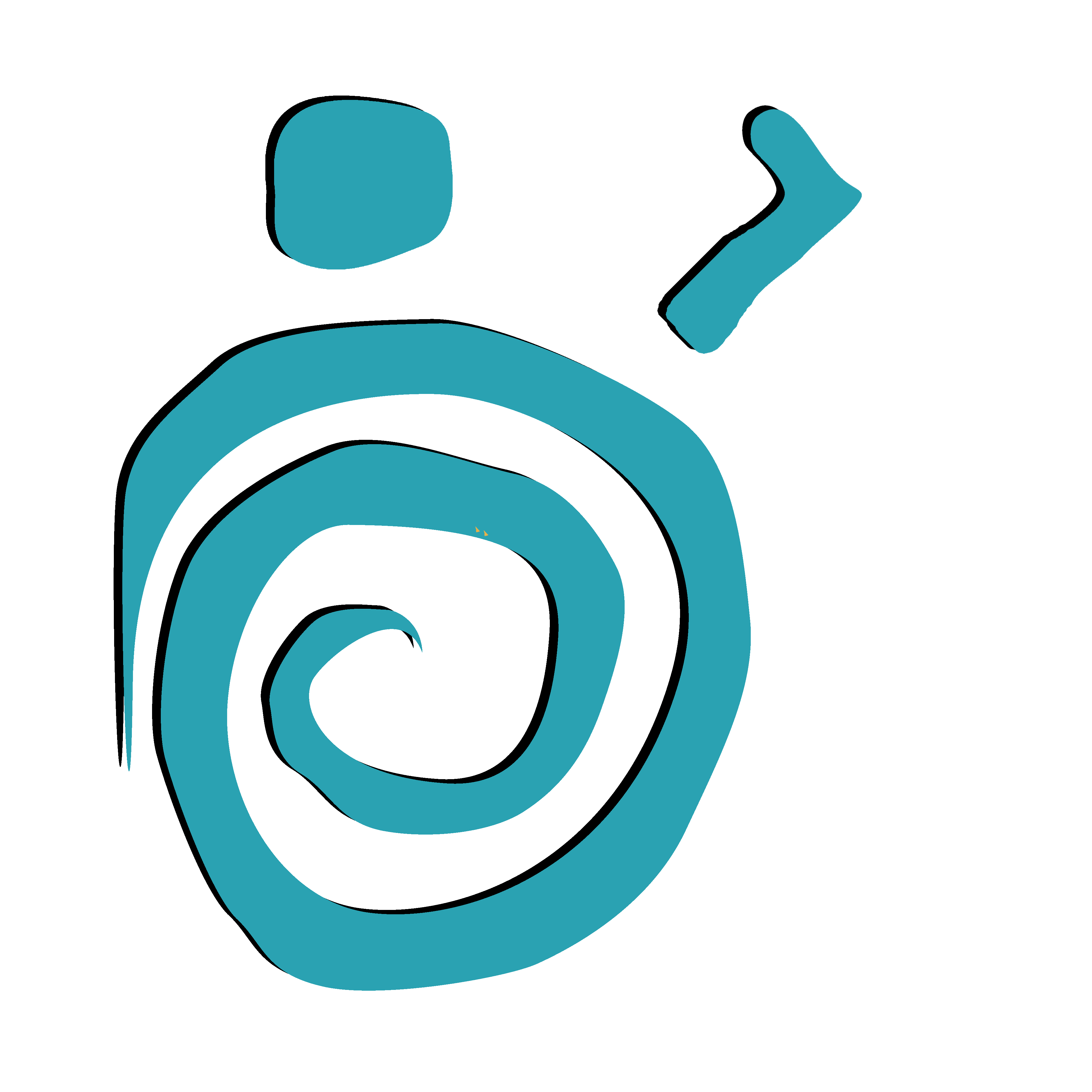 Tyrkysové růstové logo