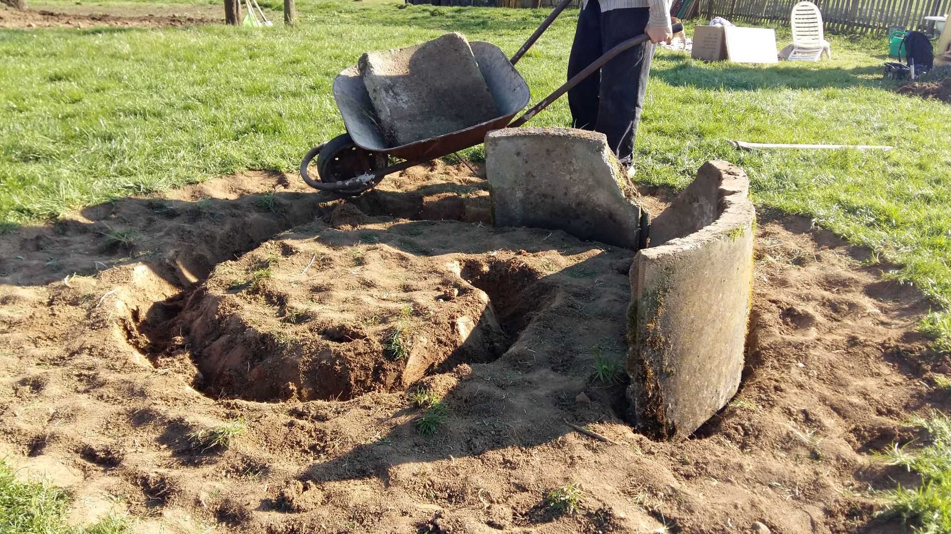 základy spirály z tvárnic